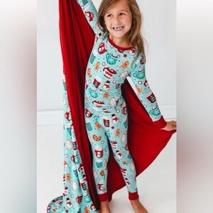 Little Sleepies BRAND NEW Peppermint Mocha Print pajamas 18-24 months